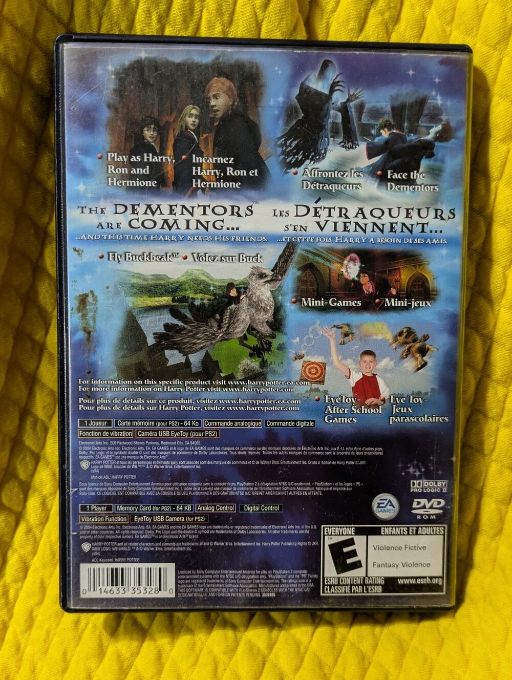 HARRY POTTER and The Prisoner Of Azkaban🔥 Sony PS2 Black Label👉 CIB | VG - Picture 6 of 6